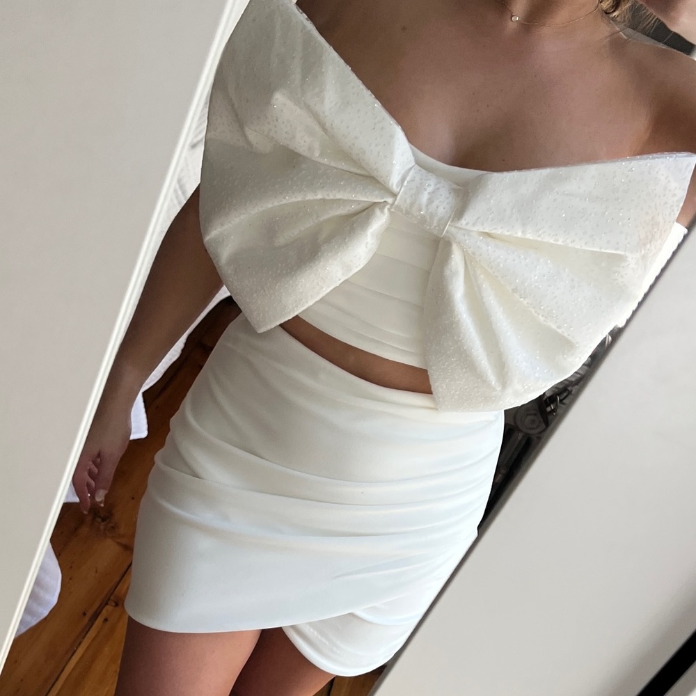 Custom large glitter bow